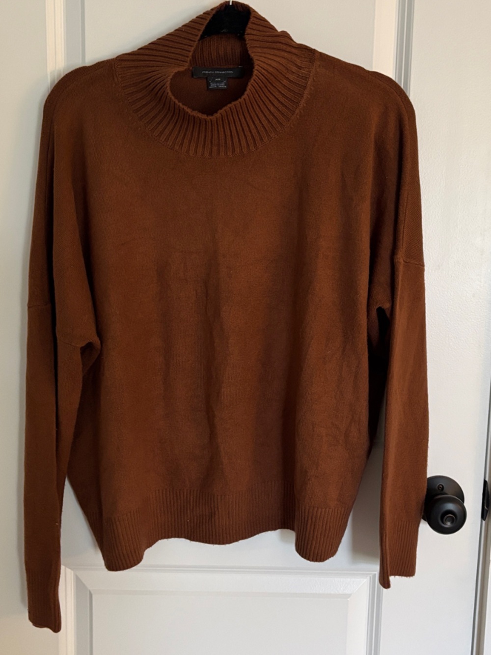 French Connection Women’s Batwing, Mock neck Sweater